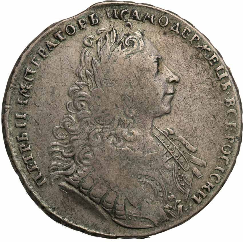 Rosja. Piotr II. Rubel 1729, Moskwa